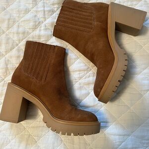 Dolce Vita Brown Suede Ankle Boots
